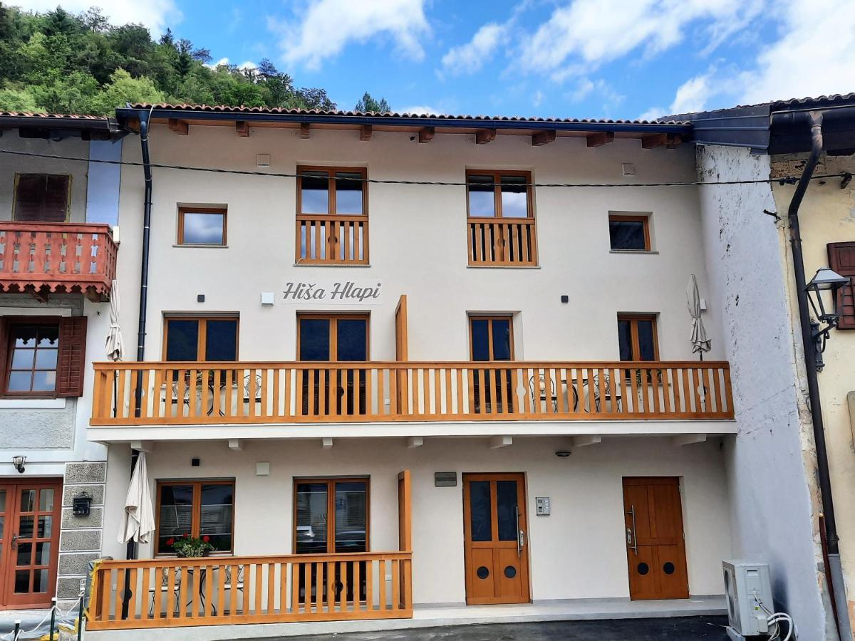 Apartments Hlapi With Spa Kobarid Exterior foto